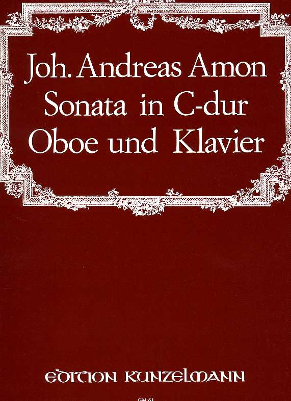 J.A. Amon: Sonate C-Dur<br>fr Oboe + Klavier