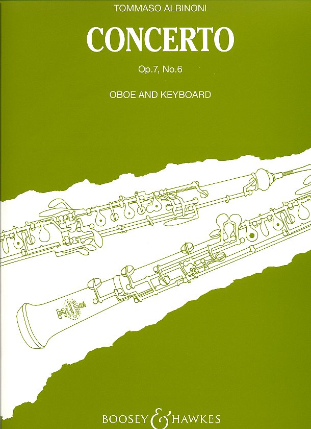 T. Albinoni: Konzert D-Dur op 7/6<br>Oboe + Orchester - KA / B+H
