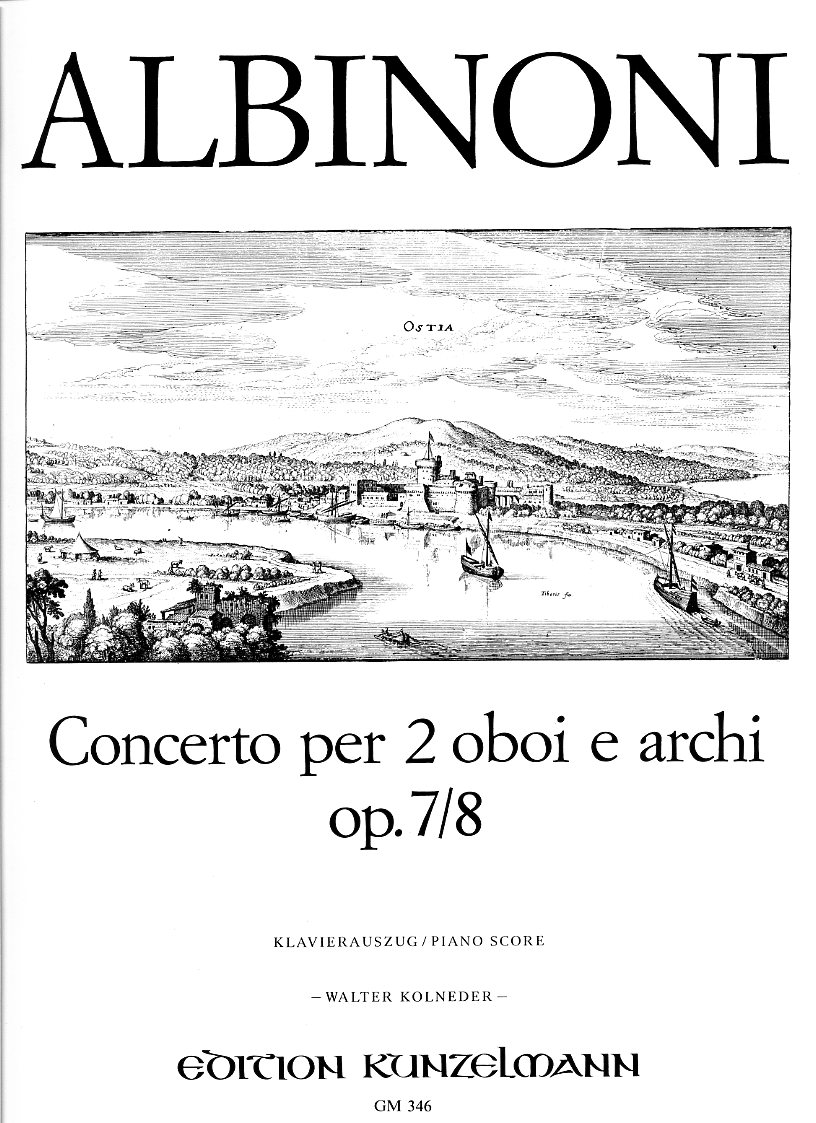 T. Albinoni: Konzert D-Dur op 7/8<br>fr 2 Oboen + Orch - KA