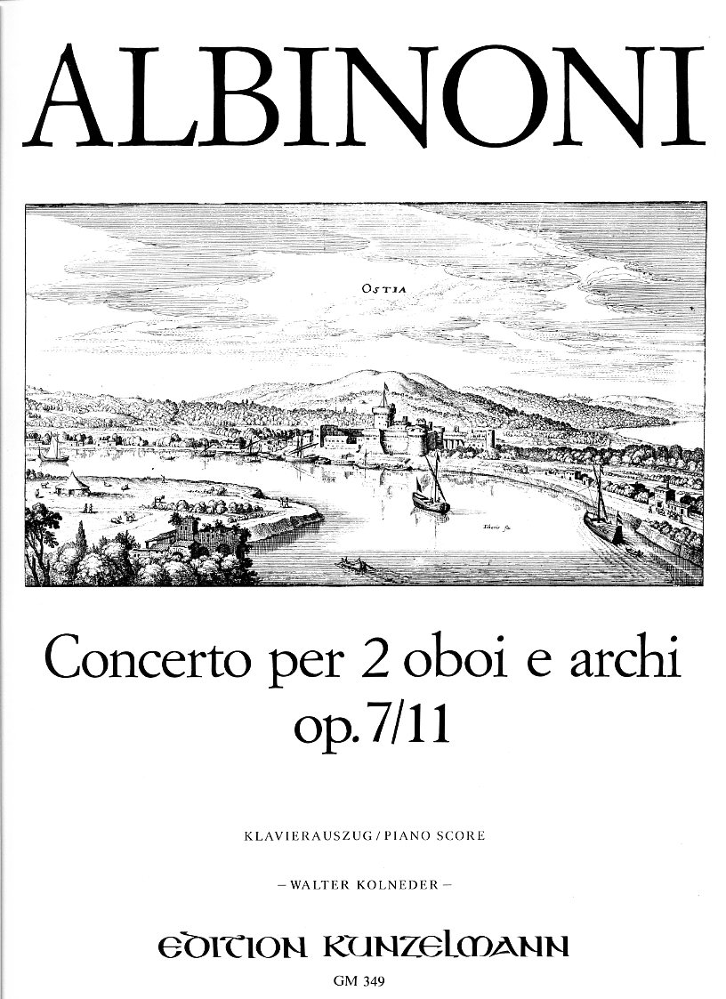 T. Albinoni: Konzert C-Dur op 7/11<br>fr 2 Oboen + Orch. - KA