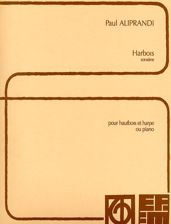 P: Aliprandi: Harbois Sonatine fr<br>Oboe + Harfe(Klavier)