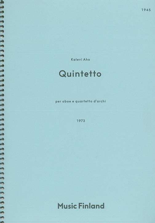 K. Aho(*1949): Quintett fr Oboe<br>+ Streichquartett - Partitur /Archivkopi
