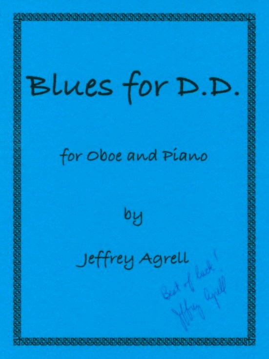 J. Agrell: Blues for D.D. - Fassung fr<br>Oboe + Klavier