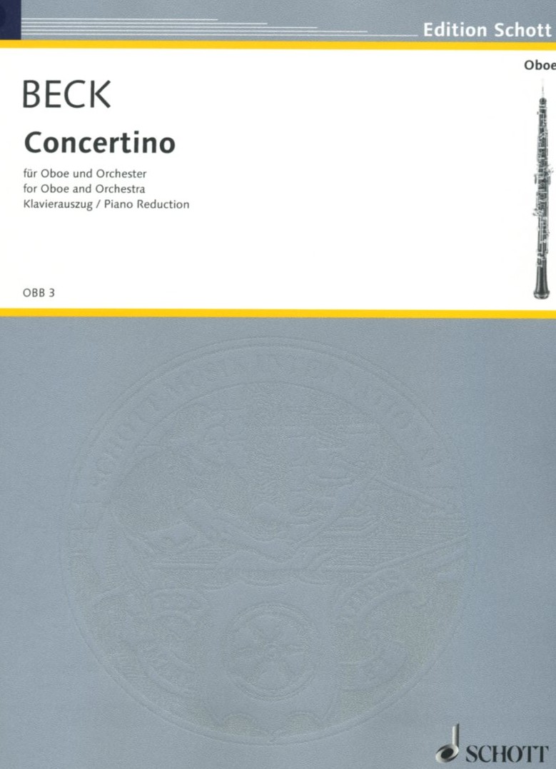 C. Beck: Concertino fr Oboe<br>+ Orchester - KA