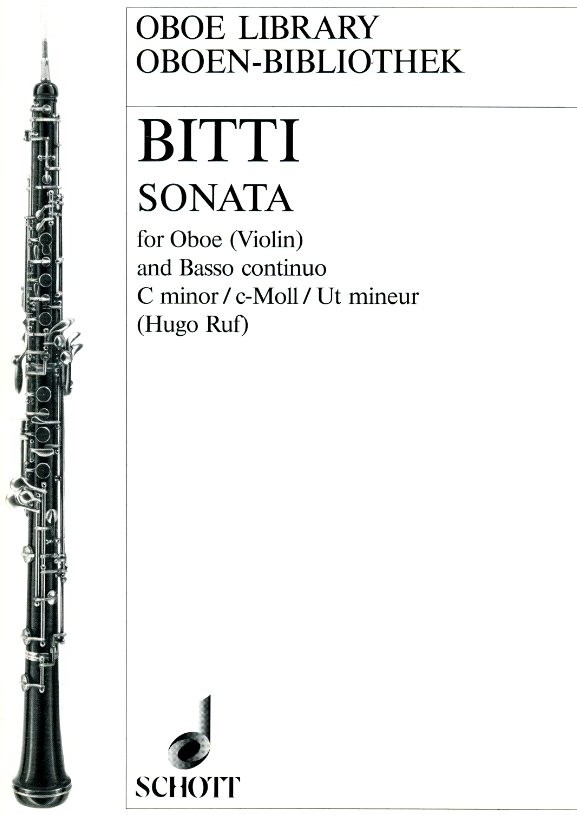 M. Bitti: Sonate in c-moll fr<br>Oboe + BC