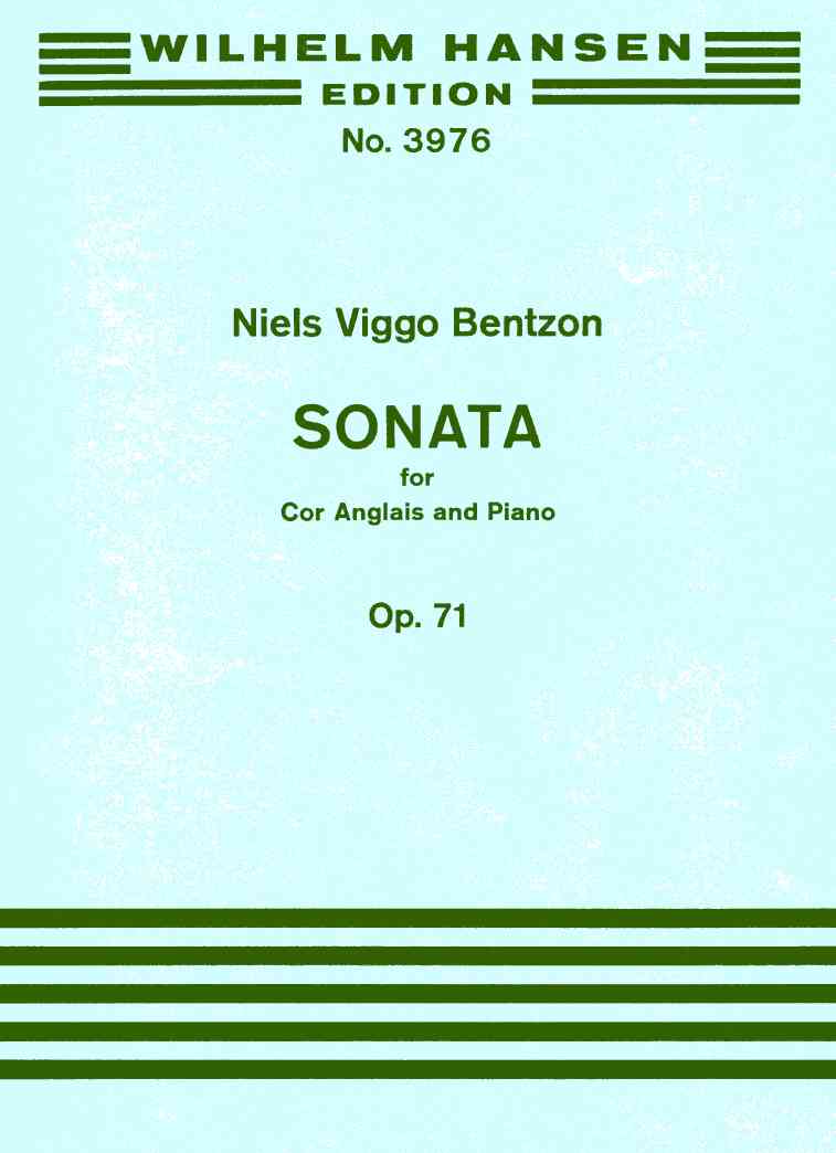 N.V. Bentzon: Sonata fr<br>Engl. Horn + Klavier op. 71