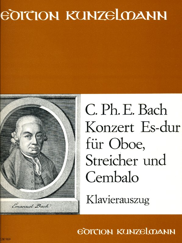 C.Ph.E. Bach: Konzert Es-Dur<br>Oboe + Orch. - KA / Kunzelmann
