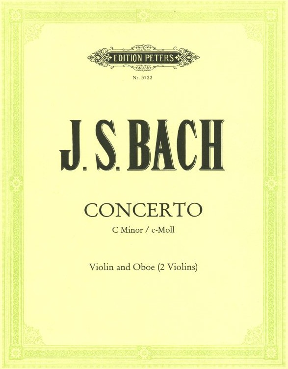J.S. Bach: Doppelkonzert fr Oboe, Viol.<br>+ Strei. c-moll-BWV 1060 - KA /Peters