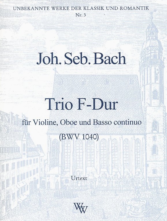 J.S. Bach: Trio F-Dur BWV 1040<br>fr Violine, Oboe + BC