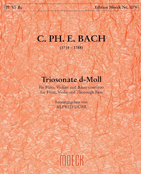 C.P.E. Bach: Triosonate d-moll Wq 145<br>fr Flte, Oboe + BC