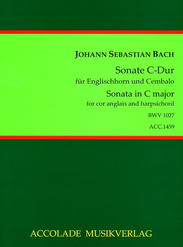 J.S. Bach: Sonate C-Dur BWV 1027<br>fr Engl. Horn + BC (original fr Gambe)