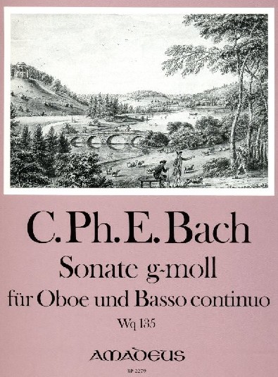 C.Ph.E. Bach: Sonate g-moll fr Oboe +<br>BC - Hgb. Kurt Meier (Amadeus)