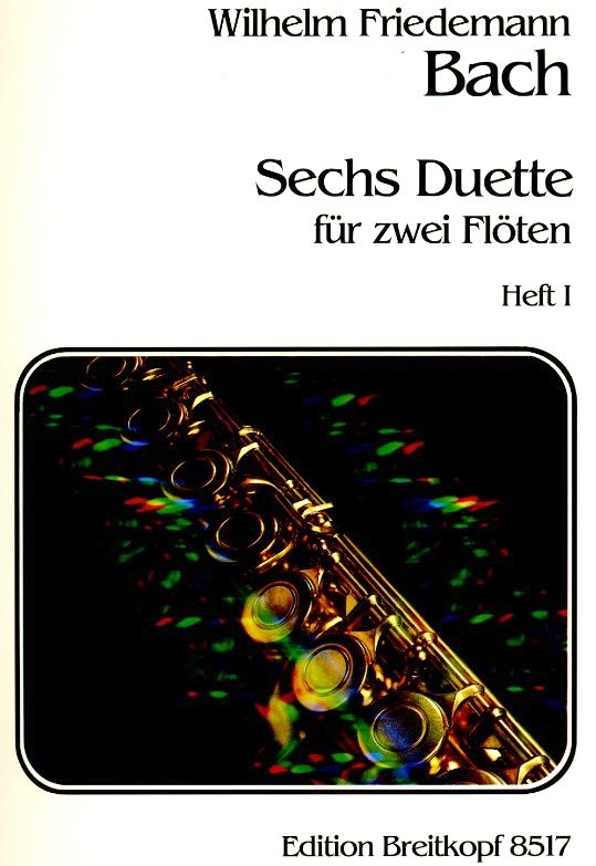 W.F.Bach(1710-1784): Sechs Duette<br>fr 2 Flten (Oboen) - Band I (1-3)