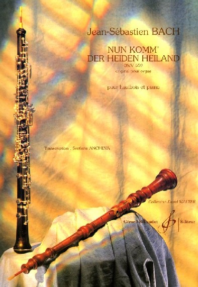 J.S. Bach: &acute;Nun komm der Heiden Heiland&acute;<br>BWV 659 - Oboe + BC - arr. D. Walter