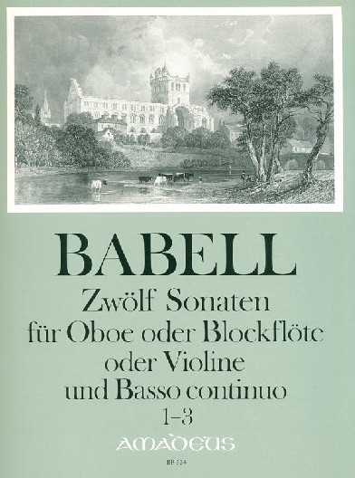 W. Babell(1690-1733): 12 Sonaten fr<br>Oboe + BC - Heft 1 - 1-3