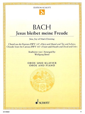 J.S. Bach: Jesu bleibet meine Freude<br>ges. fr Oboe + Klavier (Schott)