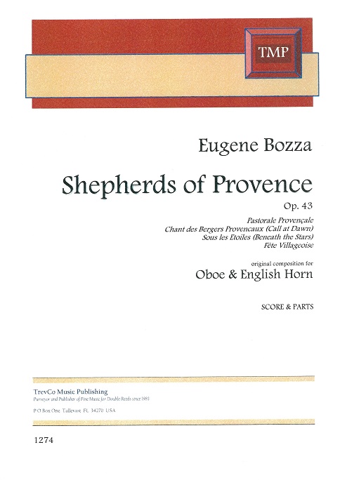 E. Bozza: Shepherds of Provence<br>op.43 - für Oboe + Engl.Horn
