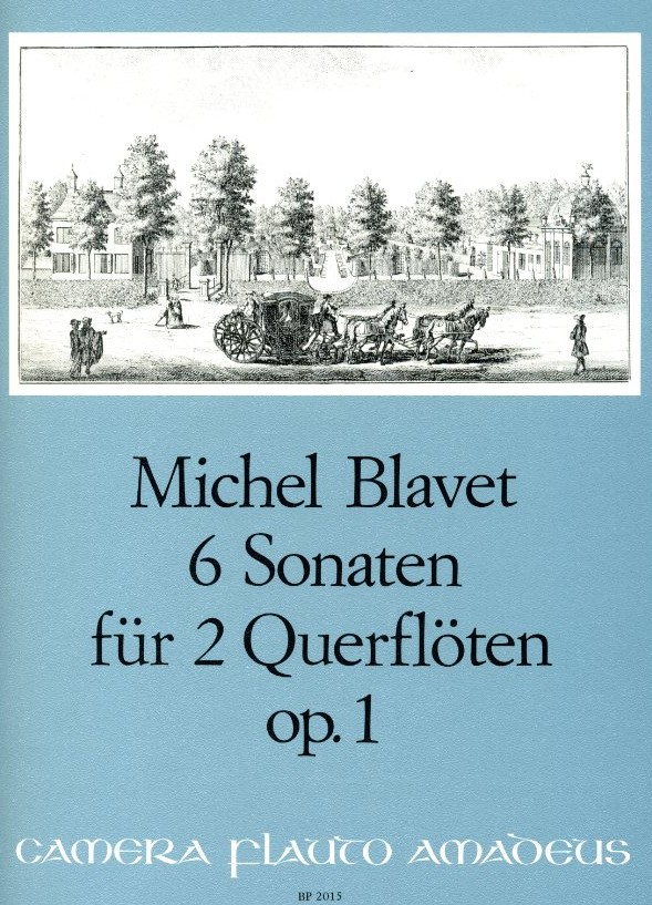 M. Blavet: 6 Sonaten op.1 fr<br>2 Querflten (o. Oboen)