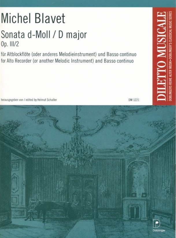 M. Blavet: Sonata d-moll op. 3/2<br>fr Oboe (Afl.) + BC
