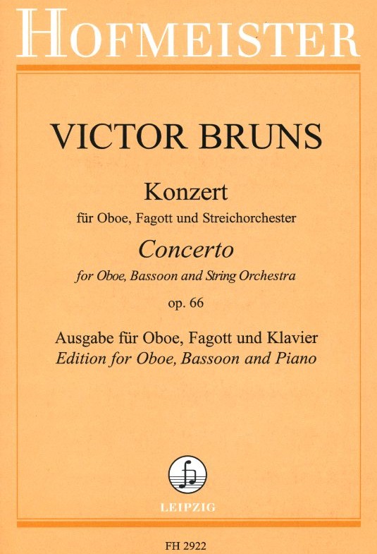 V. Bruns: Konzert op.66<br>fr Oboe, Fagott + Streichorch. - KA