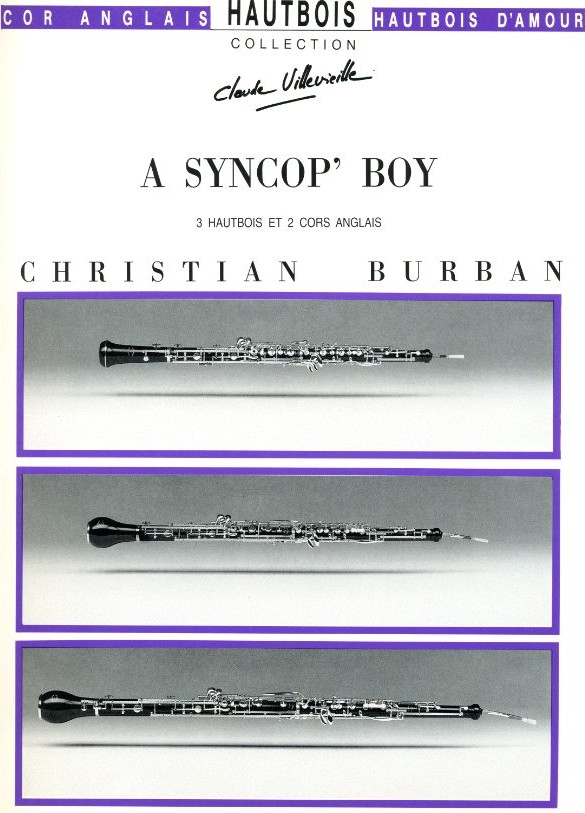 C. Burban: &acute;A syncop&acute; boy&acute; fr<br>3 Oboen + 2 Engl. Hrner