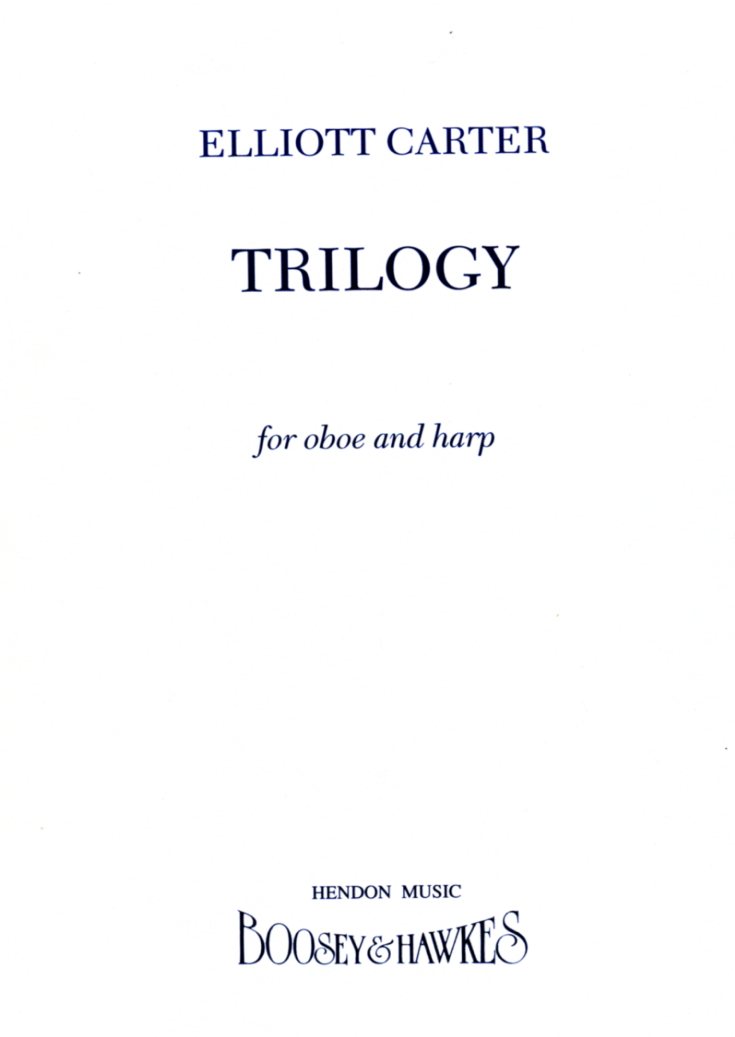E. Carter: Trilogy - fr Oboe +Harfe<br>