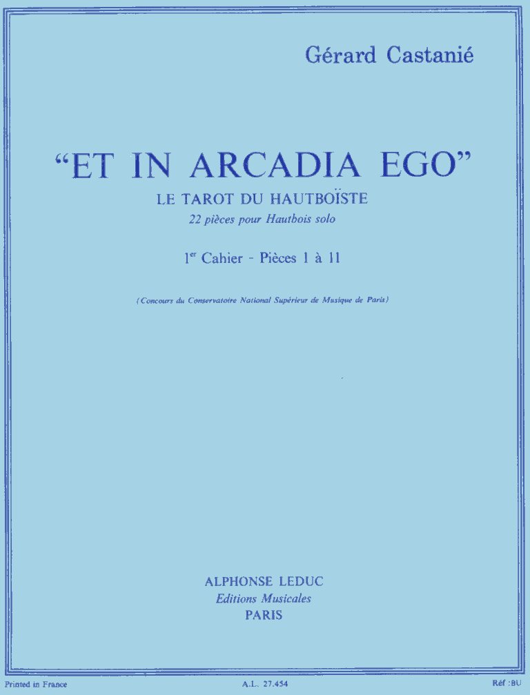 G. Castanie: 22 Stcke fr Oboe Solo<br>Teil 1 (1-11) - vergriffen
