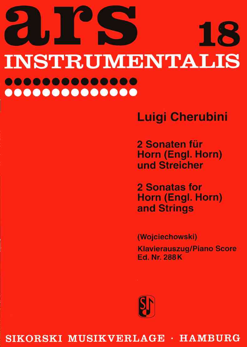 L. Cherubini: 2 Sonaten fr Engl. Horn<br>+ Streicher - KA
