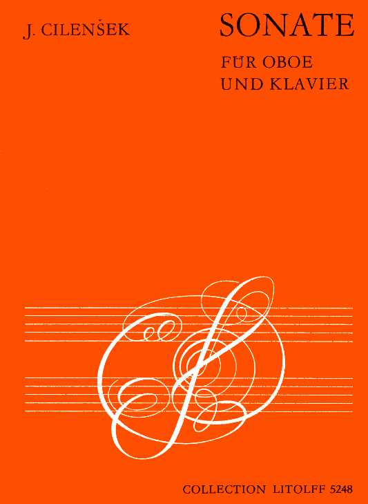 J. Cilensek(*1913): Sonate fr<br>Oboe + Klavier
