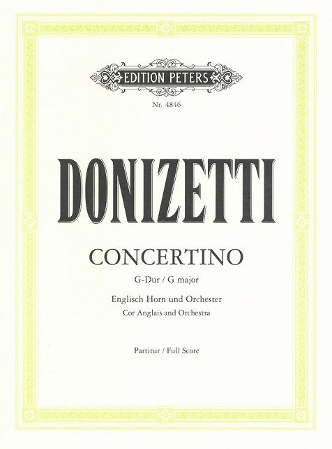 G. Donizetti: Concertino fr Engl. Horn<br>+ Orchester - Partitur