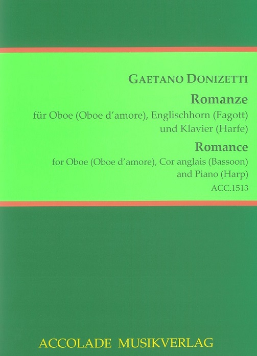 G.Donizetti: Romanze Una furtiva lagrima<br>fr Oboe(OD), Engl. Horn(Fagott)+Klavier