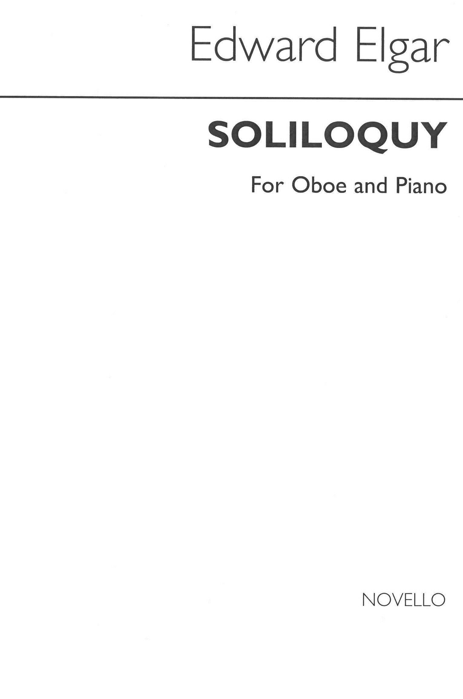 E. Elgar: Soliloquy - fr Oboe + Klavier<br>