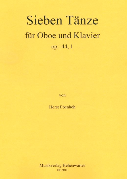 H. Ebenhh(*1930): 7 Tnze op. 44/1<br>fr Oboe + Klavier