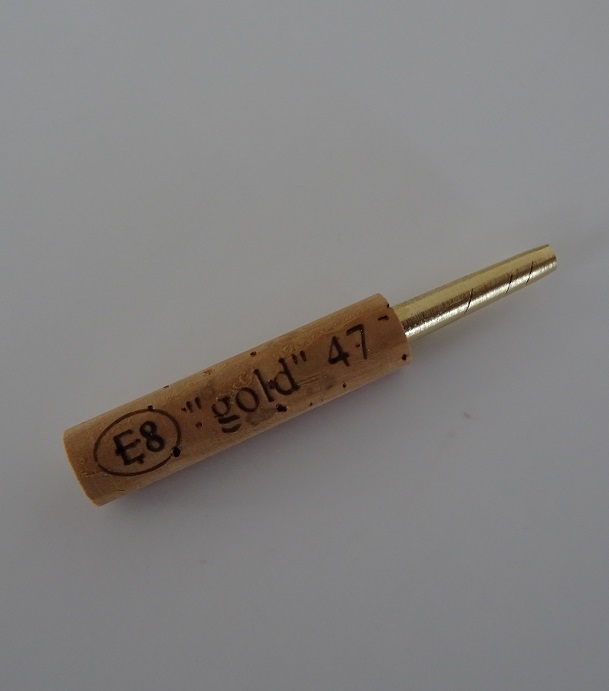 Hlse fr Oboe - Typ E 8 "gold" - 47 mm<br>Messing
