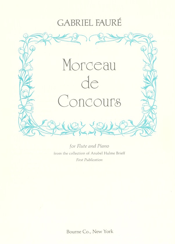 G. Faur: Morceau de Concours<br>Flte (Oboe) + Klavier