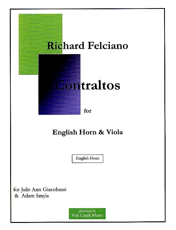 R. Felciano: Contraltos (2004)<br>fr Engl. Horn + Viola