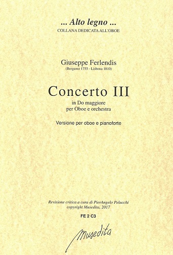 G. Ferlendis (1755-1810): Concerto III<br>C-Dur fr Oboe + Orch. - KA