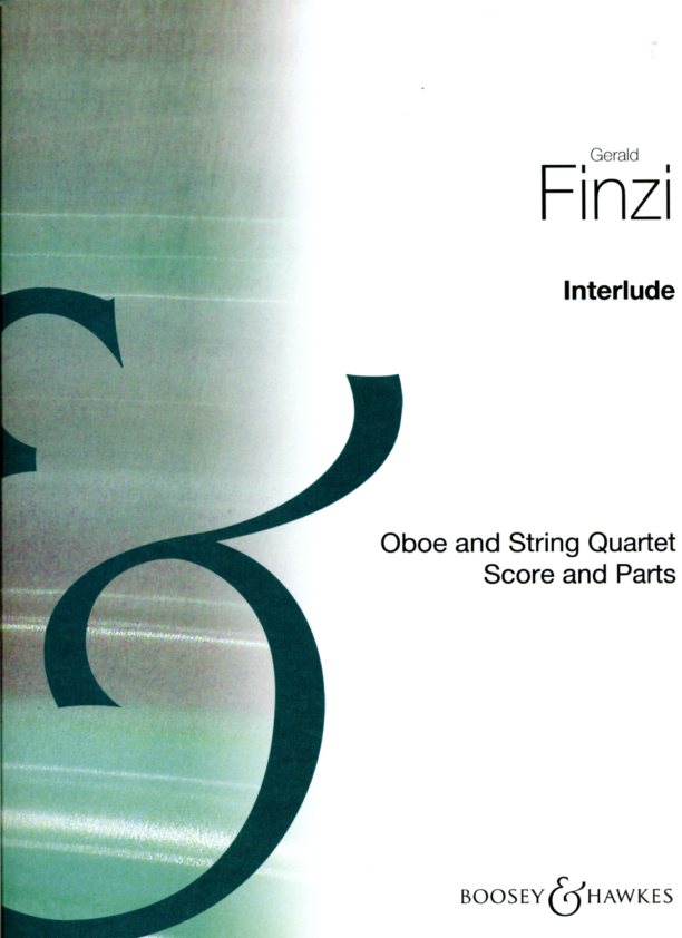 G. Finzi(1901-1956): Interlude fr<br>Oboe + Streichquartett - Stimmen + Part.