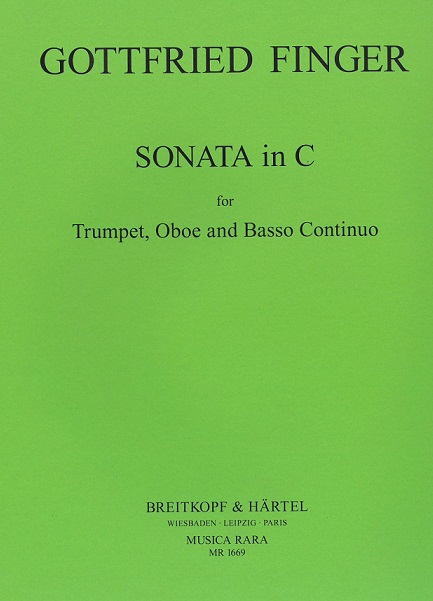 G. Finger(1660-1730): Sonate C-Dur fr<br>Oboe, Trompete + BC