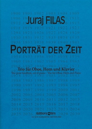 J. Filas(1955-2021): Portrait of the tim<br>Trio fr Oboe, Horn + Klavier