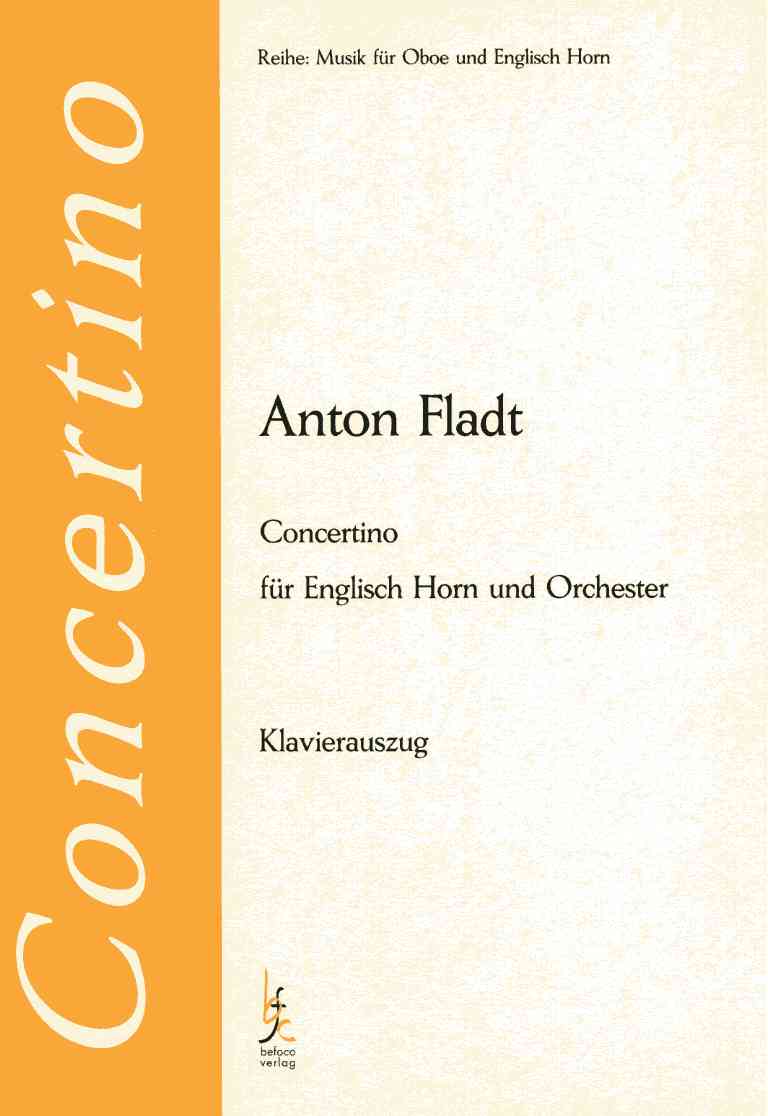 A. Fladt: Concertino fr Engl. Horn +<br>Kammerorch. - KA