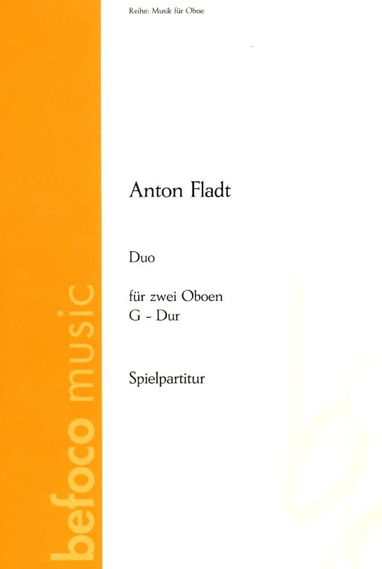 A. Fladt: Duo G-Dur fr 2 Oboen<br>