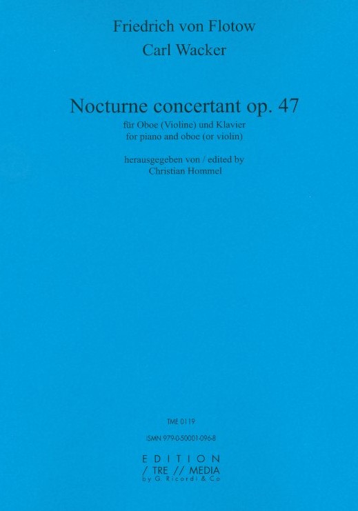 Fr.v. Flotow(1812-83): &acute;Nocturne<br>+ Concertante&acute; op. 47 - Oboe + Klavier