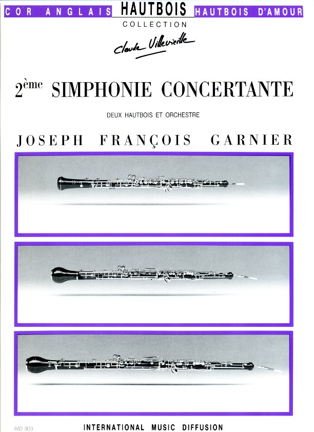 J.F. Garnier: Sinfonie Concertante n 2<br>fr 2 Oboen + Orch. - KA