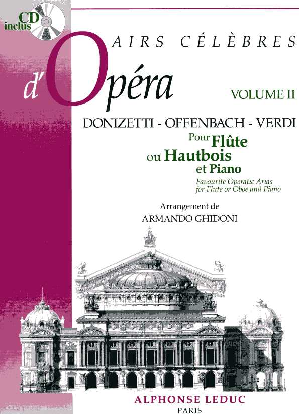 A. Ghidoni: Airs Celebres d&acute;Opera Bd. 2<br>fr Oboe + Klavier / mit CD-Begleitung