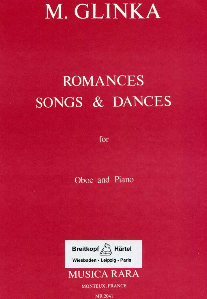 M. Glinka: Romanzen, Lieder + Tnze<br>Oboe + Klavier