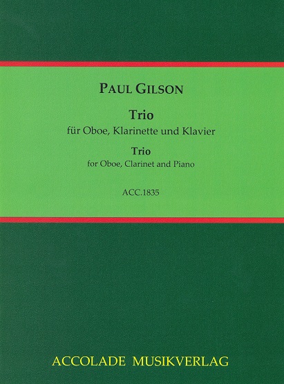 P. Gilson: Trio fr Oboe, Klarinette<br>+ Klavier - Accolade