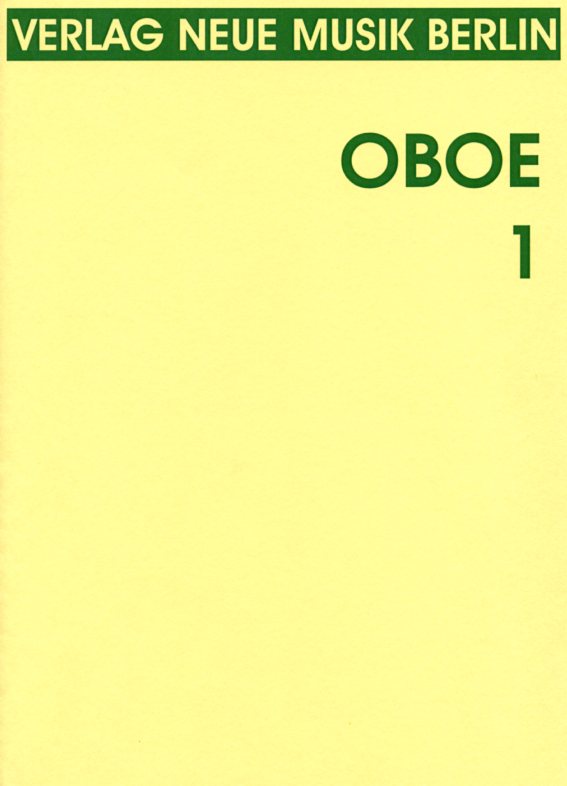 B. Glaetzner: &acute;Oboe 1&acute; Vortragsliteratur<br>fr Oboe Solo