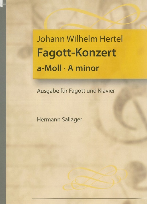 Hertel: Fagott Konzert a-moll fr<br>Fagott + Orchester - KA