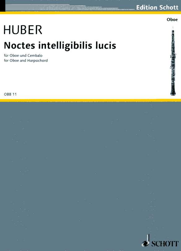 K. Huber: &acute;Noctes intelligiblis lucis&acute;<br>fr Oboe + Cembalo